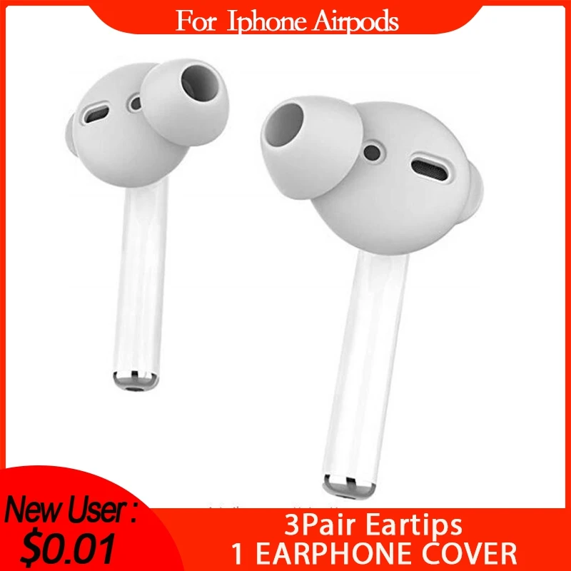 3Pairs+1cover Ear pads Earbuds Cover Silicone Ear cap For iphone-Airpods In-Ear Eartips Anti-shedding Painless Earphone Cover
3Pairs+1cover Ear pads Earbuds Cover Silicone Ear cap For iphone-Airpods In-Ear Eartips Anti-shedding Painless Earphone Cover