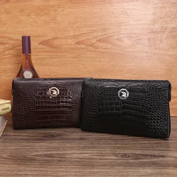 Kaisiludi Crocodile belly man bag handbag fashion leather high volume business man envelope wrist folder bag
Kaisiludi Crocodile belly man bag handbag fashion leather high volume business man envelope wrist folder bag