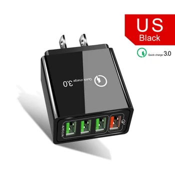2020 QC QC3.0 Fast Quick Charge 4-USB Ports Hub Wall Charger Power Adapter US/EU/UK Plug
2020 QC QC3.0 Fast Quick Charge 4-USB Ports Hub Wall Charger Power Adapter US/EU/UK Plug