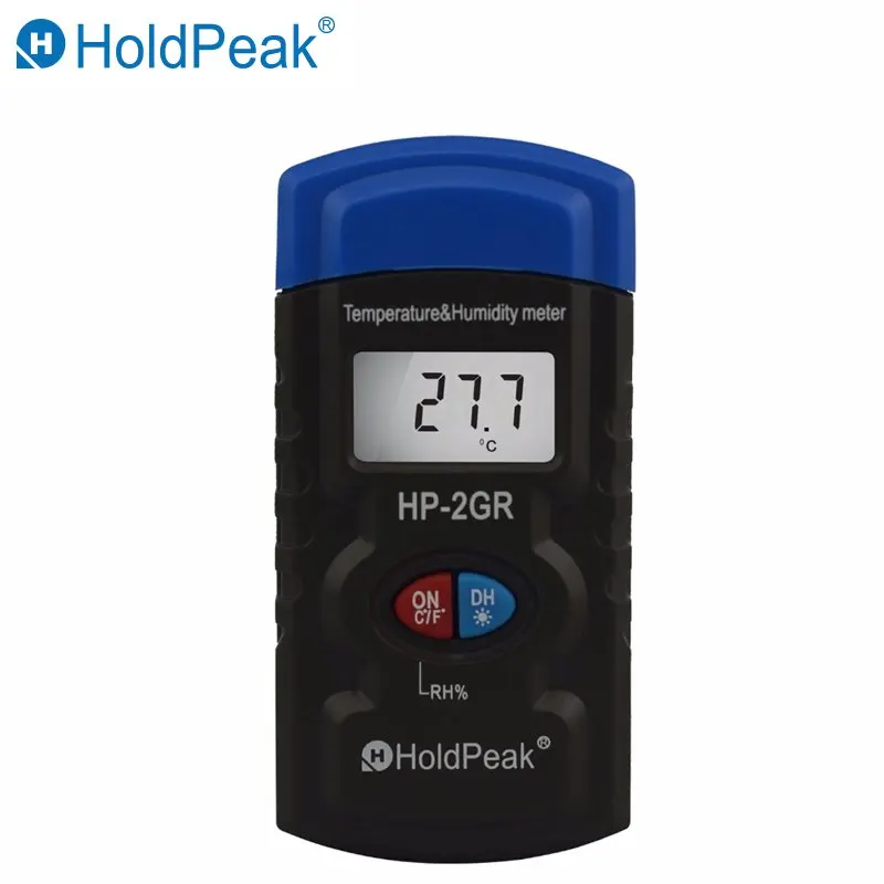 HoldPeak HP-2GR Air Mini Temperature and Humidity Meters Data Logger Digital Thermometer Hygrometers Moisture Meter Sensor
HoldPeak HP-2GR Air Mini Temperature and Humidity Meters Data Logger Digital Thermometer Hygrometers Moisture Meter Sensor