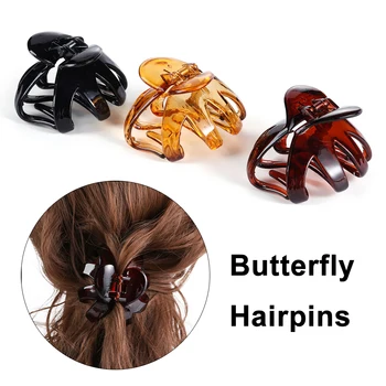 1Pc Acrylic Butterfly Hair Pins Korean Style Lady Hair Crab Claw Barrette Professional Salon Styling Tool Hairdressing Accessory 
1Pc Acrylic Butterfly Hair Pins Korean Style Lady Hair Crab Claw Barrette Professional Salon Styling Tool Hairdressing Accessory