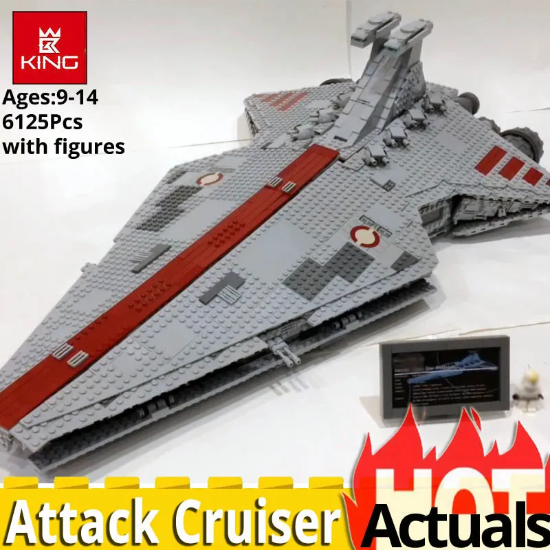 6125PCS LegoINGlys MOC UCS Star Wars 05077 big Venator Star Destroyer Model Educational Building Blocks Bricks Toys 8031 plane 
6125PCS LegoINGlys MOC UCS Star Wars 05077 big Venator Star Destroyer Model Educational Building Blocks Bricks Toys 8031 plane