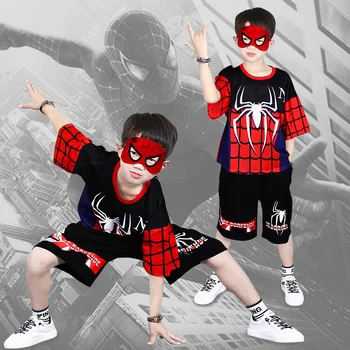 Spiderman Children Kids Boys Summer Clothes Sets Cartoon T-Shirt Shorts Sport Suit Baby Boy Clothes Cotton Graffiti infant set
Spiderman Children Kids Boys Summer Clothes Sets Cartoon T-Shirt Shorts Sport Suit Baby Boy Clothes Cotton Graffiti infant set