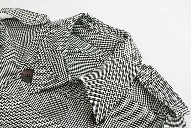 Europe And America WOMEN'S Dress 2019 Spring And Autumn New Style Short Fold-down Collar Double Breasted Belt Pattern Coat Women
Europe And America WOMEN'S Dress 2019 Spring And Autumn New Style Short Fold-down Collar Double Breasted Belt Pattern Coat Women