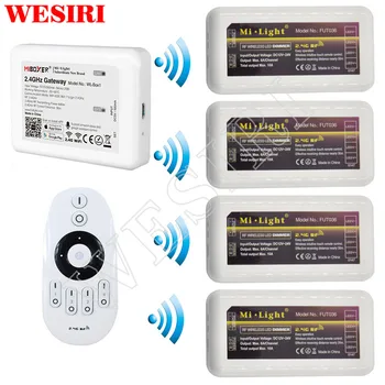 Milight 2.4G 4-Zone WiFi LED Controller iBox+RF Touch Remote+Brightness Adjusting Single Color LED Strip Dimmer Controller
Milight 2.4G 4-Zone WiFi LED Controller iBox+RF Touch Remote+Brightness Adjusting Single Color LED Strip Dimmer Controller