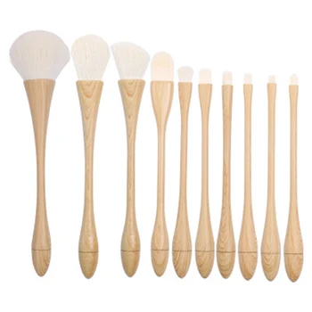 10Pcs/set Synthetic Makeup Brushes Slim Plastic Smooth Handle for Foundation Powder Eyeshadow Brushes Set Kit EY669
10Pcs/set Synthetic Makeup Brushes Slim Plastic Smooth Handle for Foundation Powder Eyeshadow Brushes Set Kit EY669