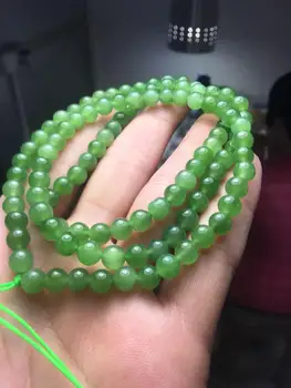 Natural Fruit Green Wada yu 6mm 108 necklace 0.6 hanging chain pendant chain
Natural Fruit Green Wada yu 6mm 108 necklace 0.6 hanging chain pendant chain