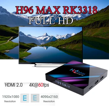 H96 Max 3318 Smart TV Set-Top Box Android 9.0 2.4G / 5G WiFi Bluetooth4.0 YouTube Netflix Android TV Box Supporting Spain box
H96 Max 3318 Smart TV Set-Top Box Android 9.0 2.4G / 5G WiFi Bluetooth4.0 YouTube Netflix Android TV Box Supporting Spain box