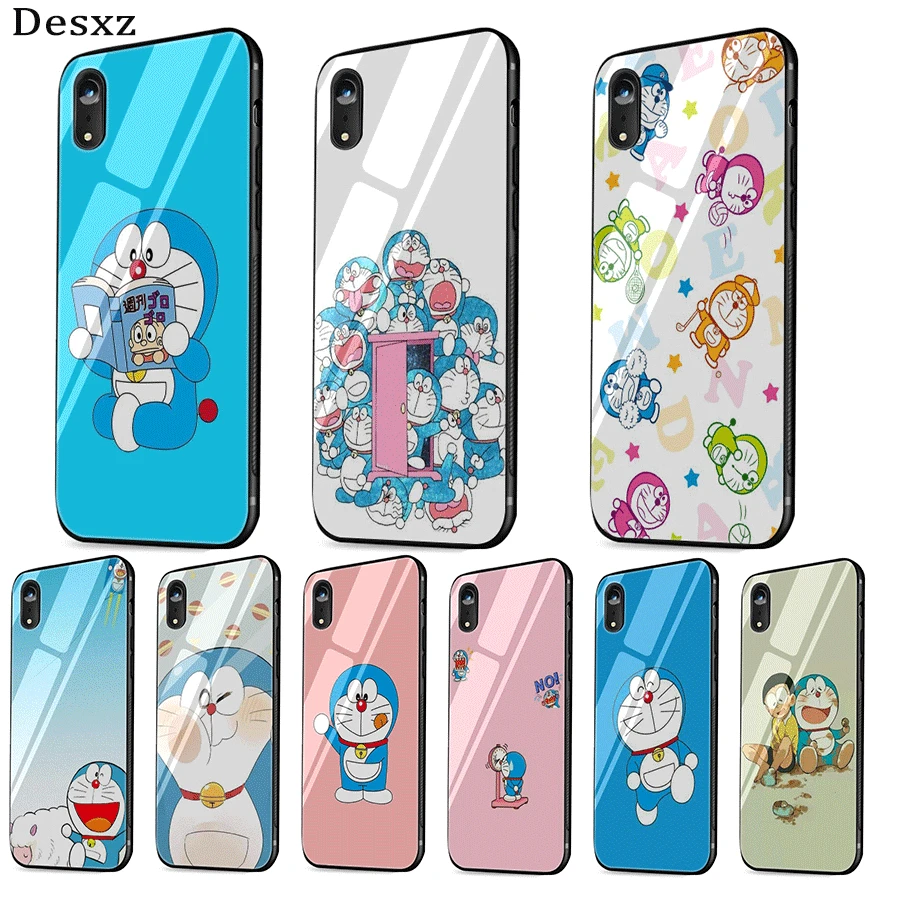 Mobile Phone Case Glass Tpu For Iphone 5 5s 6 6s 7 8 Plus X XR XS Max Shell Cover Doraemon Protection 
Mobile Phone Case Glass Tpu For Iphone 5 5s 6 6s 7 8 Plus X XR XS Max Shell Cover Doraemon Protection