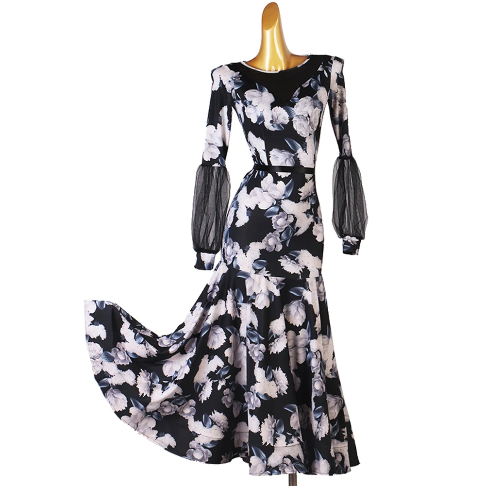 Waltz Ballroom Dress Dance Competition Costume Stage Performance Outift Evening Gown Party Clothes Practice Wear Printing
Waltz Ballroom Dress Dance Competition Costume Stage Performance Outift Evening Gown Party Clothes Practice Wear Printing