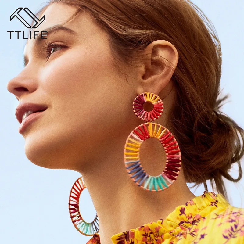 TTLIFE 2020 Big Earrings for Women Hanging Dangle Modern Party Circle Simple Trend Exaggeration Drop Earrings Girls Gold Female
TTLIFE 2020 Big Earrings for Women Hanging Dangle Modern Party Circle Simple Trend Exaggeration Drop Earrings Girls Gold Female