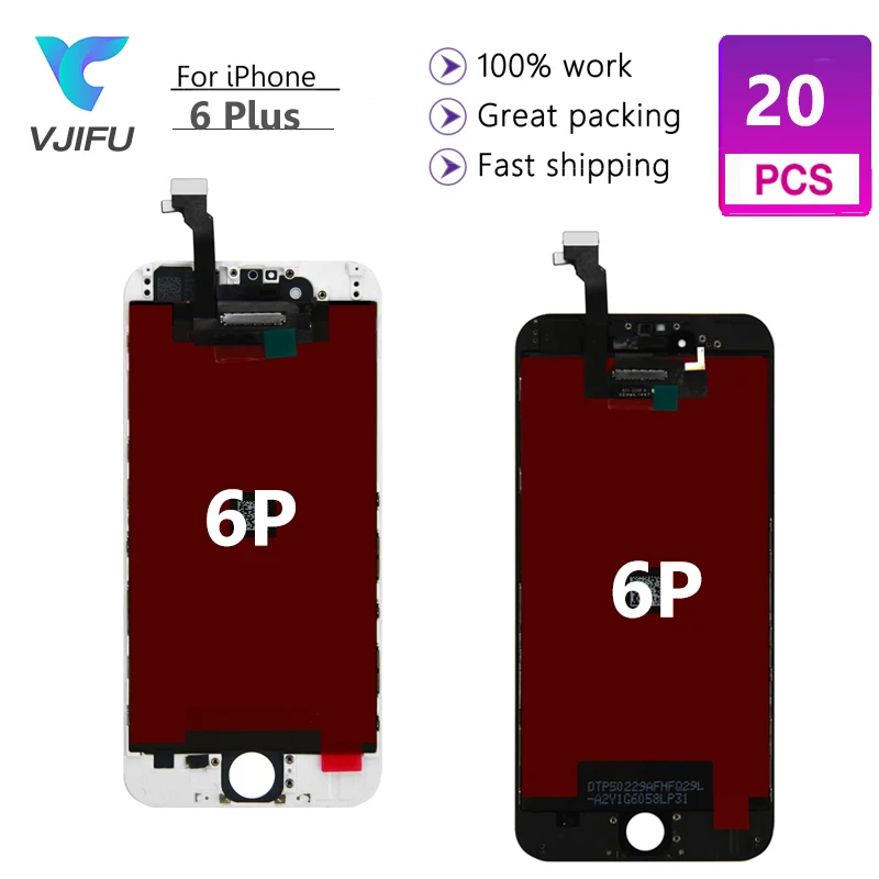 Заводская цена 20 шт. OEM дисплей для iPhone 6 Plus ЖК-экран запасная часть 3D сенсорный