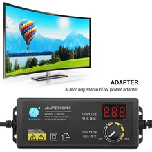 3-36V 60W Power Switching Adapter Adjustable Voltage With LED LCD Digital Display Screen Regulation Power Supply Home Accessorie
3-36V 60W Power Switching Adapter Adjustable Voltage With LED LCD Digital Display Screen Regulation Power Supply Home Accessorie