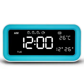 Dual USB Charging Smart Digital Alarm Clock With Dimmable Led Light Music Snooze Function Radio Alarm Clock
Dual USB Charging Smart Digital Alarm Clock With Dimmable Led Light Music Snooze Function Radio Alarm Clock