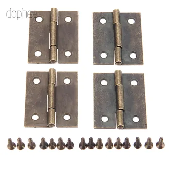 dophee 2/4/10pcs Mini Cabinet Drawer Butt Hinge Copper Gold Small Hinge 4 Small Hole Hinges high quality Zinc Alloy
dophee 2/4/10pcs Mini Cabinet Drawer Butt Hinge Copper Gold Small Hinge 4 Small Hole Hinges high quality Zinc Alloy