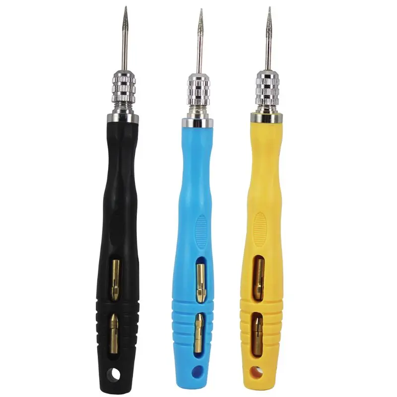 Drop Wholesale Multipurpose Needle File Handle Kit With 4 Brass Chucks For Hand Hobby Metal Glass Stone Wood Carving
Drop Wholesale Multipurpose Needle File Handle Kit With 4 Brass Chucks For Hand Hobby Metal Glass Stone Wood Carving