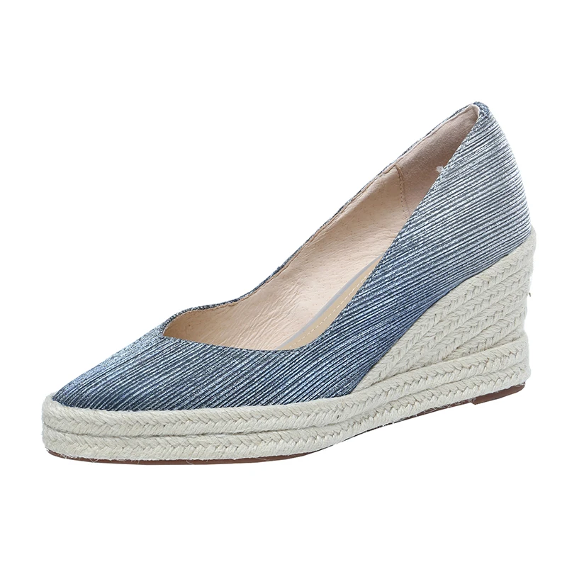 2020 spring autumn new wedge with women's shoes platform pointed high heels Fashion big size Heels hell shoe Tacones Mujer 
2020 spring autumn new wedge with women's shoes platform pointed high heels Fashion big size Heels hell shoe Tacones Mujer