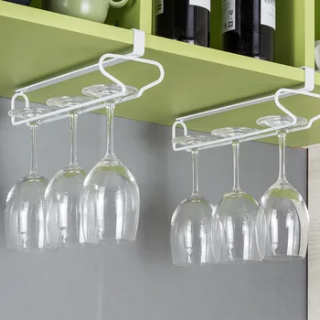 Hanging Down Wine Glass Holder Wrought Iron Hanging Frame for Goblets Cup Hanger Nail-free Household Kitchen Storage Racks
Hanging Down Wine Glass Holder Wrought Iron Hanging Frame for Goblets Cup Hanger Nail-free Household Kitchen Storage Racks