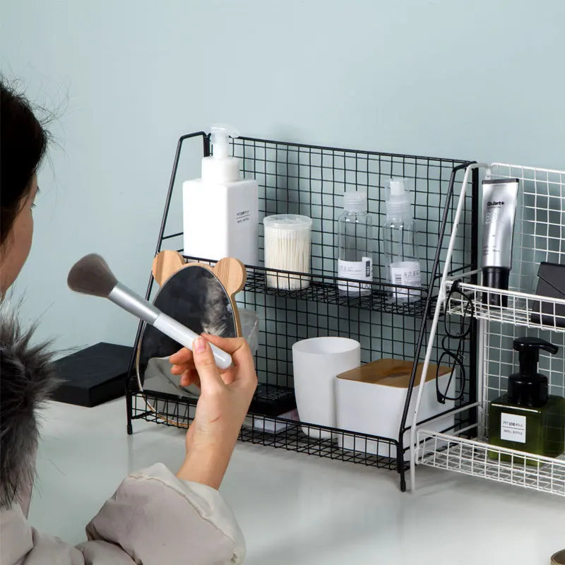 Iron Art Commodity Shelf Cosmetics Storage Rack INS Kitchen Shelf Desk on Double Layer Dormitory Useful Product Desktop Storage
Iron Art Commodity Shelf Cosmetics Storage Rack INS Kitchen Shelf Desk on Double Layer Dormitory Useful Product Desktop Storage