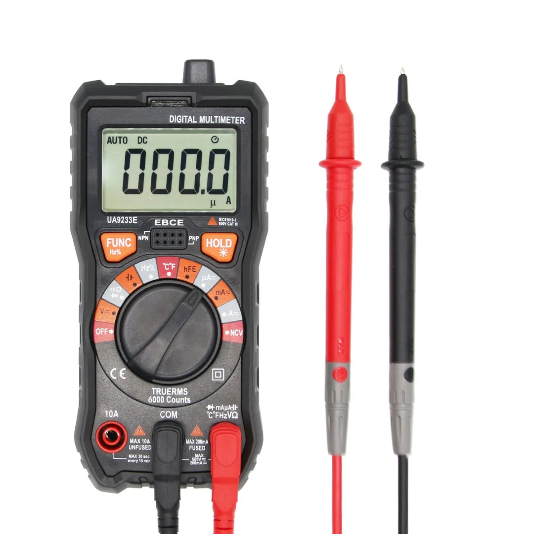 LCD Digital Multimeter AC DC Voltage Current Resistance Handheld Tester Luminous Display With Flashlight Function
LCD Digital Multimeter AC DC Voltage Current Resistance Handheld Tester Luminous Display With Flashlight Function