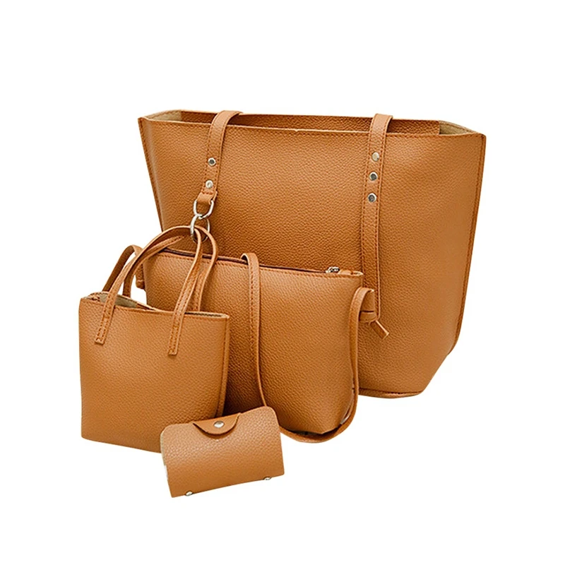 NEW-4Pcs/Sets Handbags Female Large Capacity Pattern Leather Shoulder Bag+Crossbody Bag+Handbag(Brown)
NEW-4Pcs/Sets Handbags Female Large Capacity Pattern Leather Shoulder Bag+Crossbody Bag+Handbag(Brown)