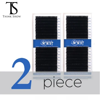 THINKSHOW 2 Boxs/Lot 16 Lines Faux 3D Mink Eyelash Soft 0.03mm Thick Individual Eyelash Extension Professional Eyelash Cilios
THINKSHOW 2 Boxs/Lot 16 Lines Faux 3D Mink Eyelash Soft 0.03mm Thick Individual Eyelash Extension Professional Eyelash Cilios