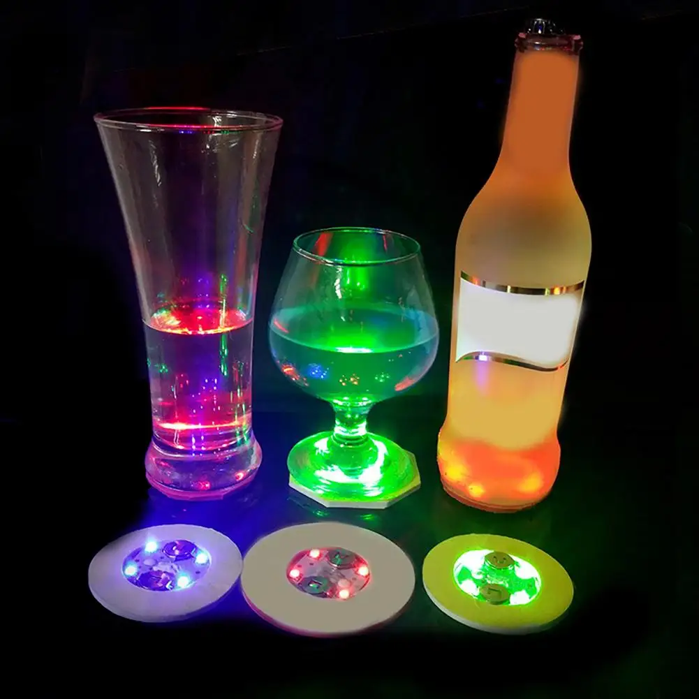 Car Cup Mat Fashion Luminous Bottle LED Light Cup Sticker Mat Bar Club Party Coaster Decoration
Car Cup Mat Fashion Luminous Bottle LED Light Cup Sticker Mat Bar Club Party Coaster Decoration