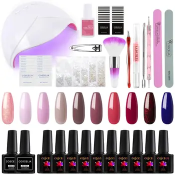 6/8/10 Color Gel Nail Polish Set With UV LED Lamp Dryer Soak Off Manicure Set Gel Nail Polish For Nail Art Manicure Tools Kit
6/8/10 Color Gel Nail Polish Set With UV LED Lamp Dryer Soak Off Manicure Set Gel Nail Polish For Nail Art Manicure Tools Kit