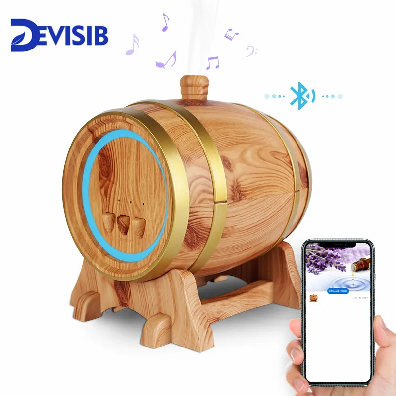DEVISIB Bluetooth Speaker Aroma Essential Oil Diffuser Waterless Auto Shut-off 7 Color Changing LED Lights Ultrasonic Humidifier
DEVISIB Bluetooth Speaker Aroma Essential Oil Diffuser Waterless Auto Shut-off 7 Color Changing LED Lights Ultrasonic Humidifier