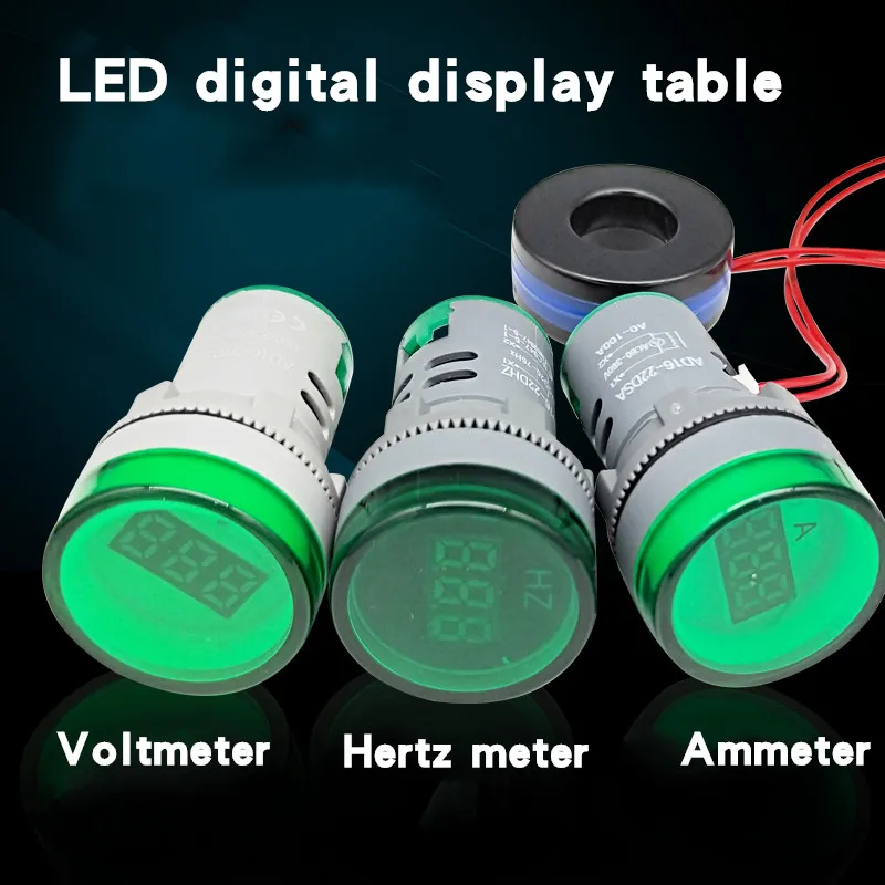 22MM AD16-22DSV type AC DC5-500V Mini Voltage Meter LED Digital Display Voltmeter Indicator Light Lamp Ammeter Hertz frequency
22MM AD16-22DSV type AC DC5-500V Mini Voltage Meter LED Digital Display Voltmeter Indicator Light Lamp Ammeter Hertz frequency