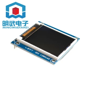 1.8 inch TFT serial LCD screen module, with PCB including power IC, SD card holder, compatible with 1602 interface
1.8 inch TFT serial LCD screen module, with PCB including power IC, SD card holder, compatible with 1602 interface