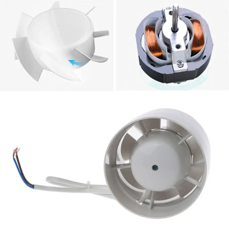 Round Pipe Fan Duct Booster Exhaust Ventilator Ventilation Vent Air 4" 5" 6" Mute for Window Bathroom Toilet Kitchen 220V
Round Pipe Fan Duct Booster Exhaust Ventilator Ventilation Vent Air 4" 5" 6" Mute for Window Bathroom Toilet Kitchen 220V