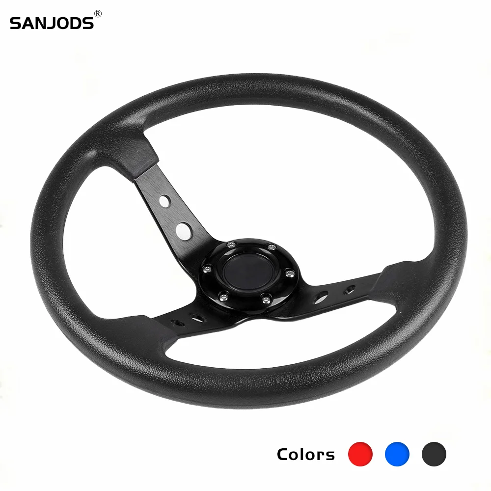 Steering Wheel With Quick Release Golf 4 Rudder Moving Modified 14 Inch 350mm Aluminum Universal
Steering Wheel With Quick Release Golf 4 Rudder Moving Modified 14 Inch 350mm Aluminum Universal
