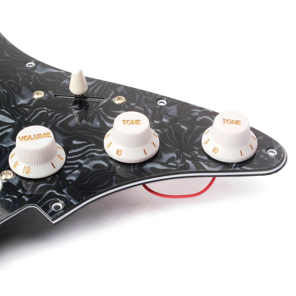 SSS Loaded Prewired Pickguard 3 Pcs Single Coil Pickup for Stratcaster Electric Guitar
SSS Loaded Prewired Pickguard 3 Pcs Single Coil Pickup for Stratcaster Electric Guitar