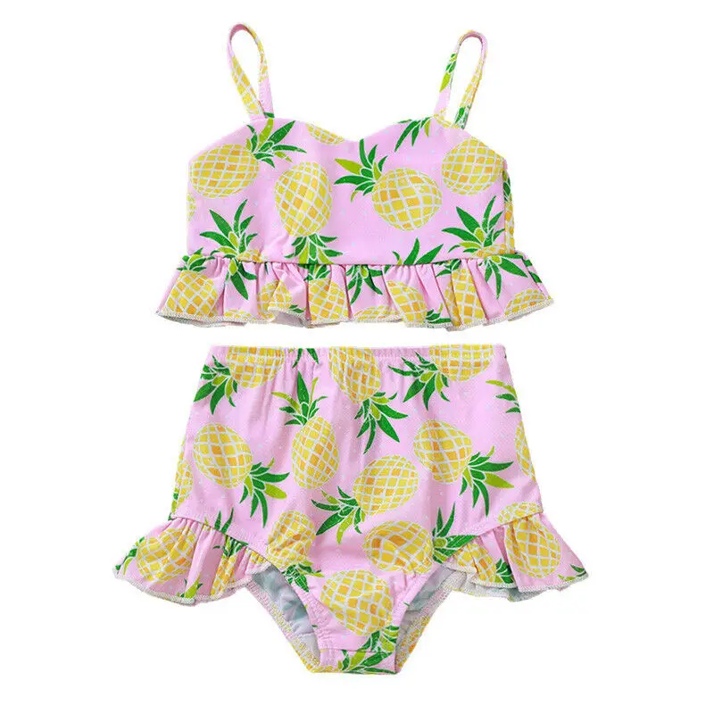 2020 Girl Kid Swimwear Toddler Baby Girls Swimwear Pineapple Swimsuit Bikini Bathing Suit Swimming Costume Two Piece Set 1-5Y
2020 Girl Kid Swimwear Toddler Baby Girls Swimwear Pineapple Swimsuit Bikini Bathing Suit Swimming Costume Two Piece Set 1-5Y