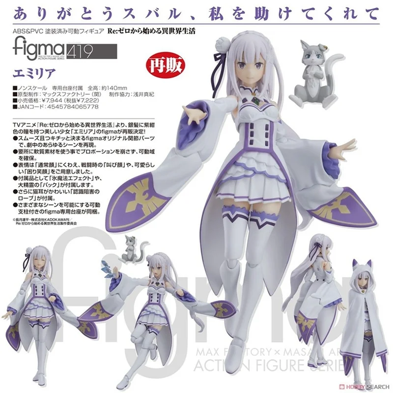 Original MaxFactory figma 419 Re0 Re Life in a different world from zero Emilia Anime Figure Model Collecile Action Toys Gifts
Original MaxFactory figma 419 Re0 Re Life in a different world from zero Emilia Anime Figure Model Collecile Action Toys Gifts