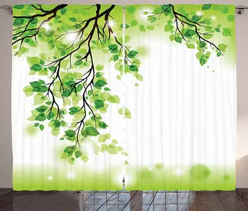 Nature Curtains Spring Themed Tree with Vibrant Green Leaves and Blurred Abstract Background Image Living Room Bedroom Window
Nature Curtains Spring Themed Tree with Vibrant Green Leaves and Blurred Abstract Background Image Living Room Bedroom Window