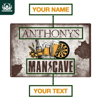 Personalized Metal Sign Custom Man Cave Tin Sign Plaque Metal Vintage Wall Decor Decorative Plate Iron Painting
Personalized Metal Sign Custom Man Cave Tin Sign Plaque Metal Vintage Wall Decor Decorative Plate Iron Painting