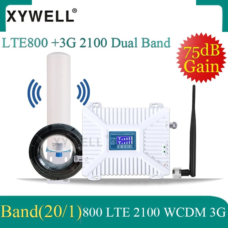 Cellular signal booster 4G LTE 800 Band20 GSM 2100 3GDual-Band Mobile Cellular Signal Booster 3G WCDMA 2100 LTE 800 4G Amplifier
Cellular signal booster 4G LTE 800 Band20 GSM 2100 3GDual-Band Mobile Cellular Signal Booster 3G WCDMA 2100 LTE 800 4G Amplifier