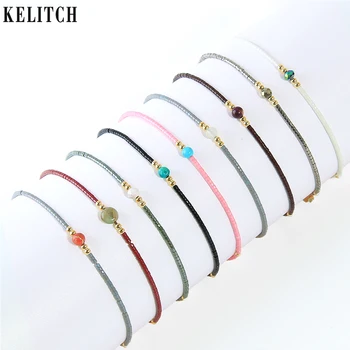 KELITCH Friendship Charm Bracelets For Women Woven Miyuki Seed Beaded String Strand Wrap Thin Bracelets Trendy Lovers Bijoux
KELITCH Friendship Charm Bracelets For Women Woven Miyuki Seed Beaded String Strand Wrap Thin Bracelets Trendy Lovers Bijoux