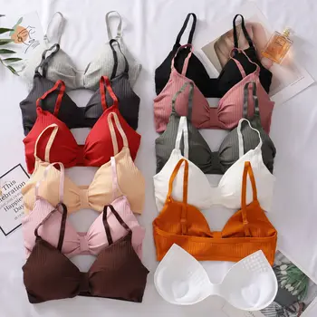 Sexy Bra for Women Push Up Lingerie Adjustable Straps Wire Free Bra Brassiere Ladies Underwear Bow Fashion Bralette
Sexy Bra for Women Push Up Lingerie Adjustable Straps Wire Free Bra Brassiere Ladies Underwear Bow Fashion Bralette