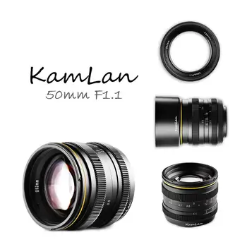 Original Kamlan 50mm F1.1 APS-C Large Aperture Manual Focus Lens for Canon EOS-M NEX Fuji X M4/3 Mount for Mirrorless Cameras
Original Kamlan 50mm F1.1 APS-C Large Aperture Manual Focus Lens for Canon EOS-M NEX Fuji X M4/3 Mount for Mirrorless Cameras