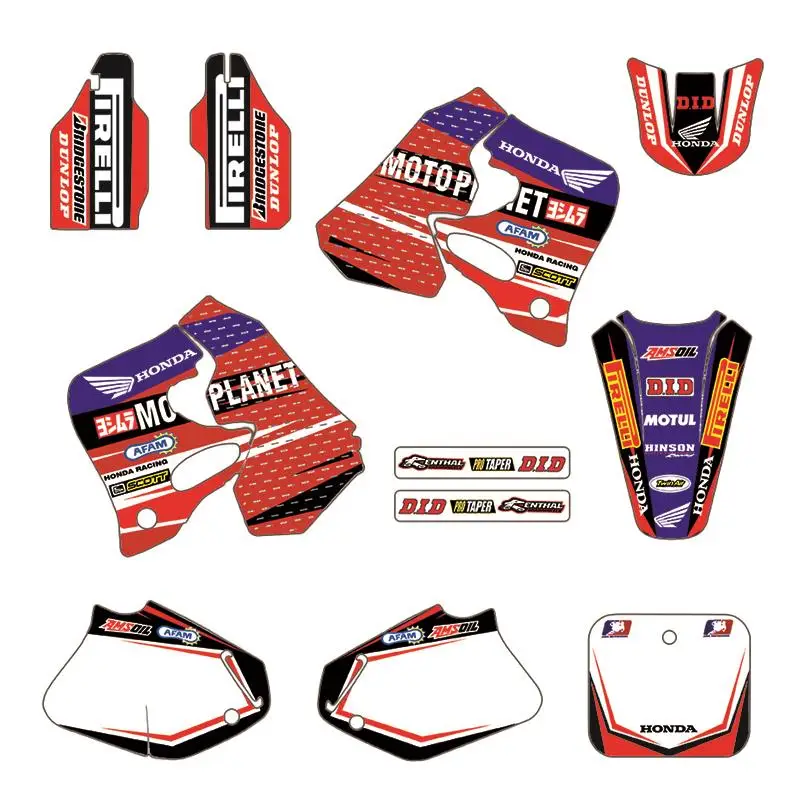 Motorcycle Graphic Decals Stickers DECO Customize KITS For Honda CR125 CR125R CR250 CR250R 1993 1994
Motorcycle Graphic Decals Stickers DECO Customize KITS For Honda CR125 CR125R CR250 CR250R 1993 1994