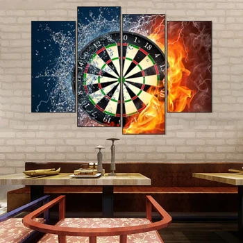 Bar Decoration Canvas Painting 4 Panel Ice And Fire Darts Posters And Prints Wall Art Pictures for Home Design Home Decor
Bar Decoration Canvas Painting 4 Panel Ice And Fire Darts Posters And Prints Wall Art Pictures for Home Design Home Decor