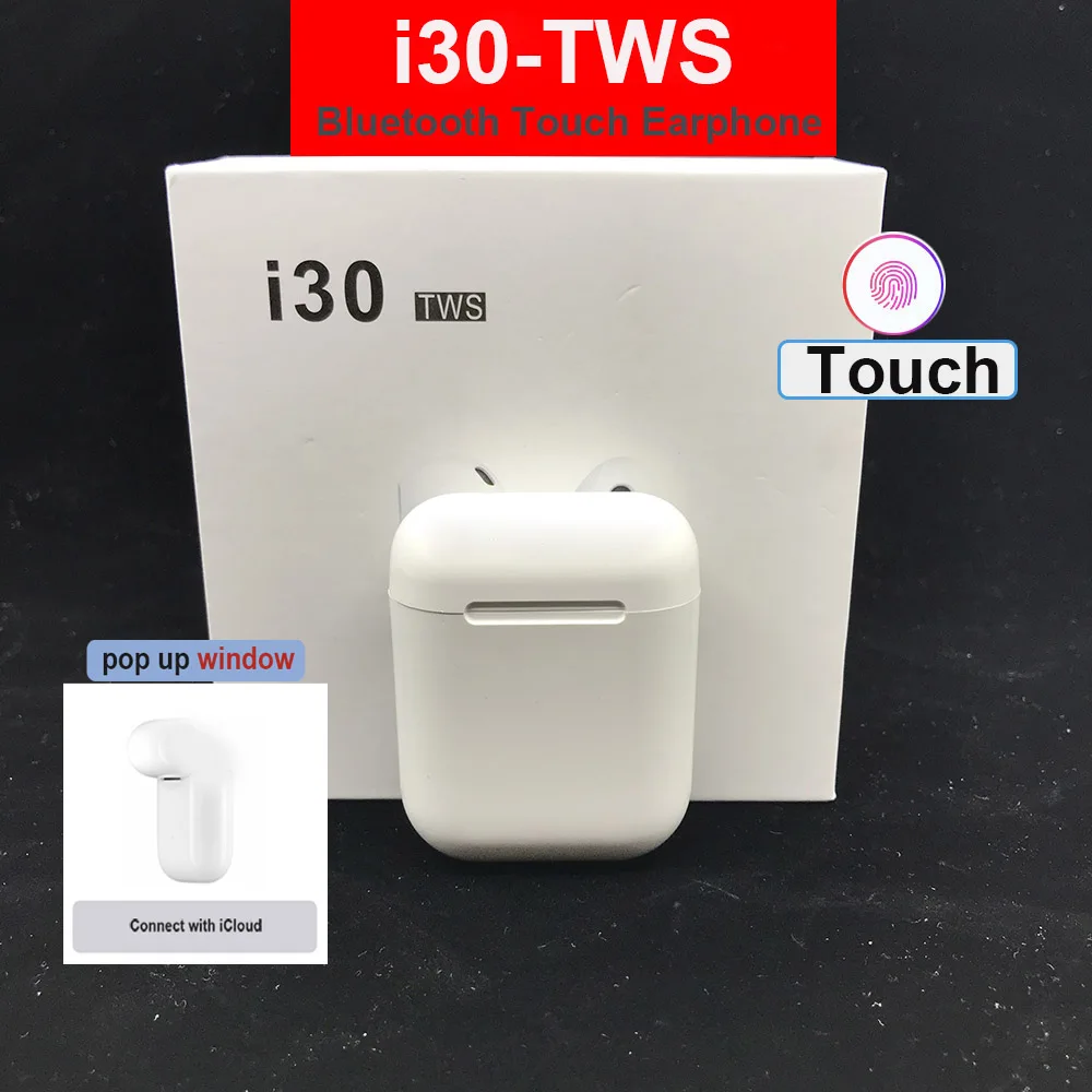 i30sTWS 1:1 Replica Bluetooth Earphones Super Power Wireless Earphone 6D Super Bass Bluetooth 5.0 pk W1 Chip tws for Smart Phone
i30sTWS 1:1 Replica Bluetooth Earphones Super Power Wireless Earphone 6D Super Bass Bluetooth 5.0 pk W1 Chip tws for Smart Phone