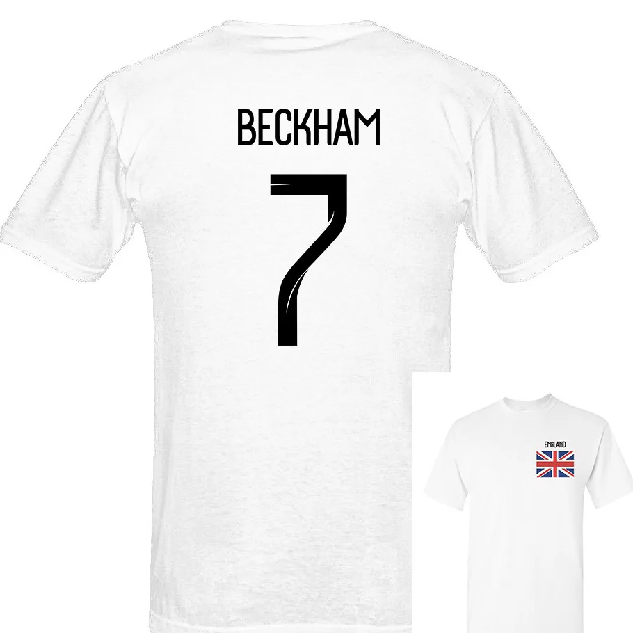 2018 New Russia World Match Cup England Beckham Number 7 Sporty Jersey Summer T Shirt Mens Fans Footballer Goal Tee T Shirt
2018 New Russia World Match Cup England Beckham Number 7 Sporty Jersey Summer T Shirt Mens Fans Footballer Goal Tee T Shirt