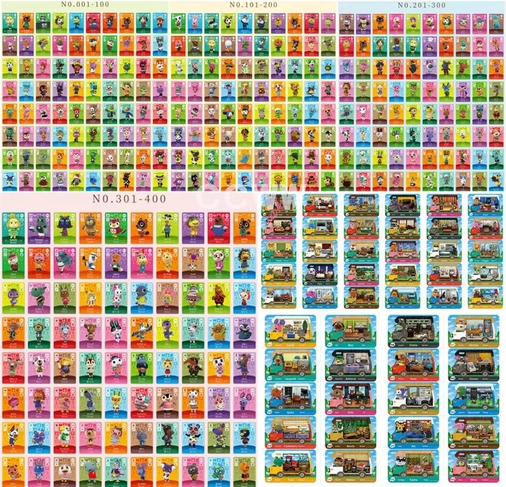 456Pcs Animal Crossing Welcome Card Sanrio x Series 1~4 New Horizons NFC Card Ntag215 Tag for NS Games
456Pcs Animal Crossing Welcome Card Sanrio x Series 1~4 New Horizons NFC Card Ntag215 Tag for NS Games