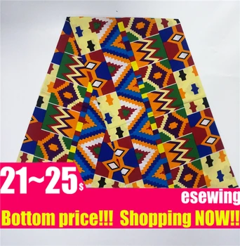 Ankara African Wax Print Fabric Real Veritable Wax 100% Cotton 6 Yards Diy Sewing nigerian fabric for african dress 200226 
Ankara African Wax Print Fabric Real Veritable Wax 100% Cotton 6 Yards Diy Sewing nigerian fabric for african dress 200226
