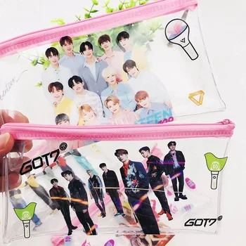 New Kpop BLACKPINK GOT7 TWICE TXT SEVENTEEN Transparent Storage Bag Pink Pencil Case Size 19.5*10*2CM Hot Sale
New Kpop BLACKPINK GOT7 TWICE TXT SEVENTEEN Transparent Storage Bag Pink Pencil Case Size 19.5*10*2CM Hot Sale