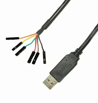 FTDI FT232RQ Chip USB to 5v TTL Serial Cable for raspberry Pi, TTL-232R-RPI Compatible, Debug and Programming Cable
FTDI FT232RQ Chip USB to 5v TTL Serial Cable for raspberry Pi, TTL-232R-RPI Compatible, Debug and Programming Cable